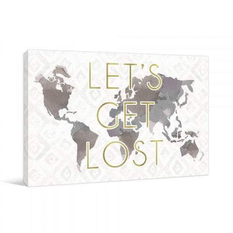 Get Lost Canvas Wall Art 