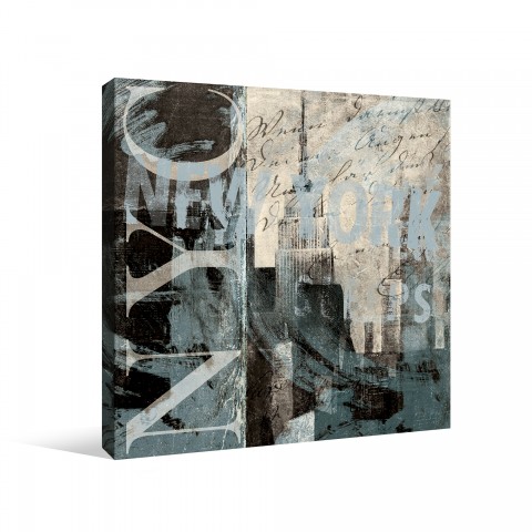 Sleepless City Canvas Wall Art 