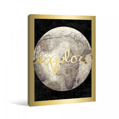 Explore Gold Canvas Wall Art 