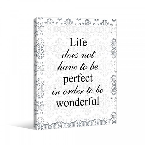 Wonderful Life Canvas Wall Art 