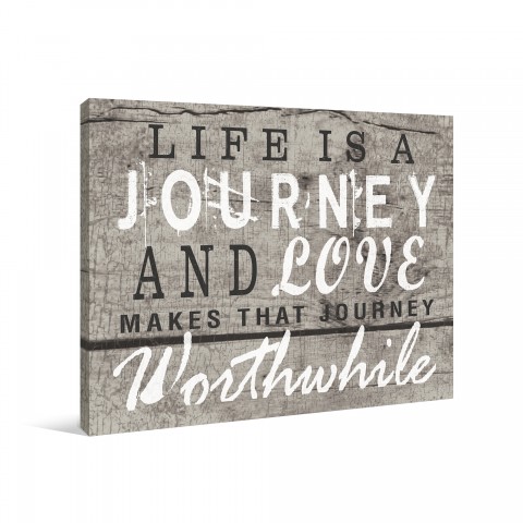 Worthwhile Journey Canvas Wall Art