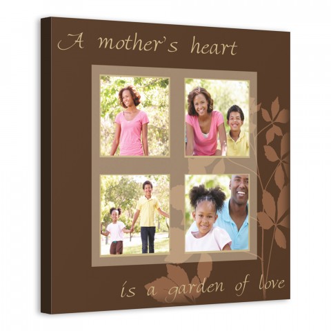 Mothers Garden 16x16 Personalized Canvas Wall Art