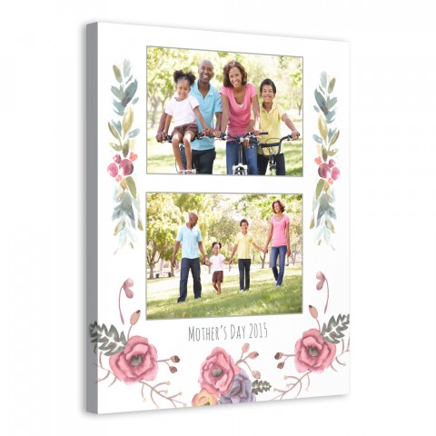Mothers Day 16x20 Personalized Canvas Wall Art