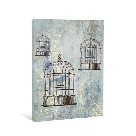Beautiful Greige Patch Canvas Wall Art