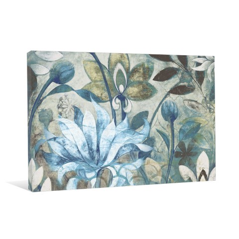 Beautiful Greige Patch Canvas Wall Art