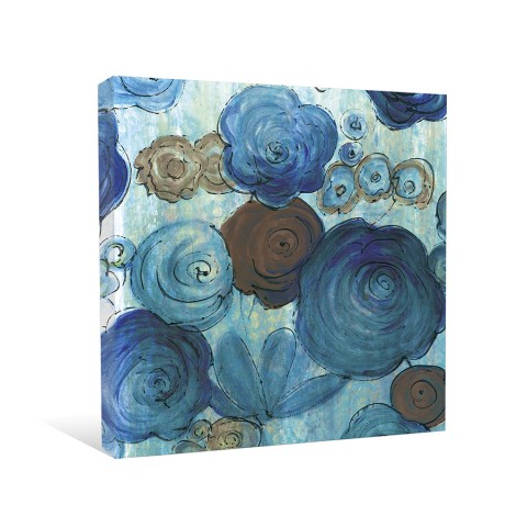 Beautiful Greige Patch Canvas Wall Art