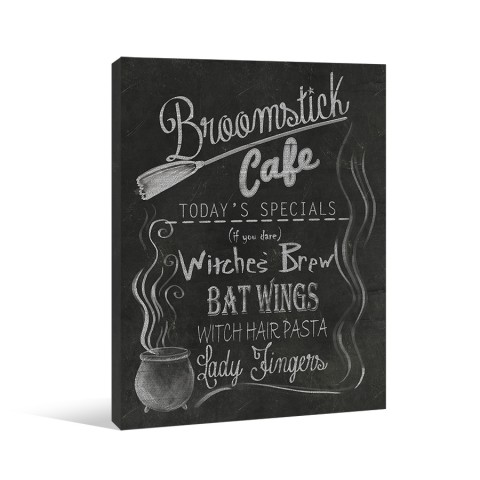 Broomstick Cafe 8x10 Canvas Wall Art