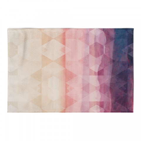 Create Art and Gifts Misty Mountain Geo 4x6 Area Rug