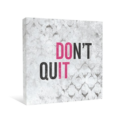 Don't Quit, Do It Canvas Wall Art 