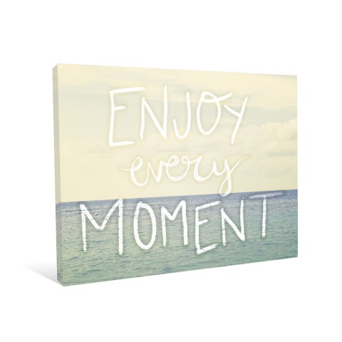 Enjoy Every Moment Canvas Wall Art 