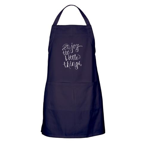 Enjoy The Little Things Apron (dark)