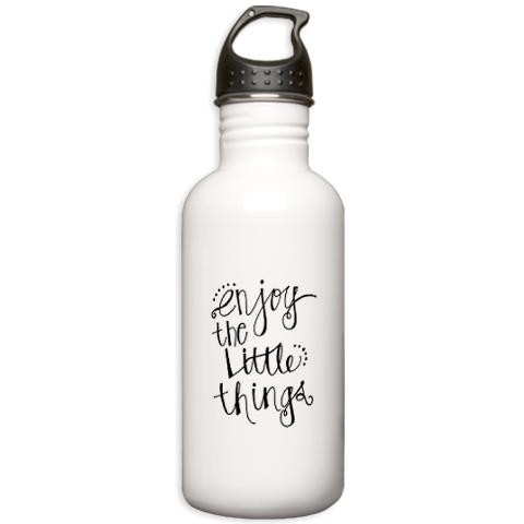 Enjoy The Little Things Water Bottle