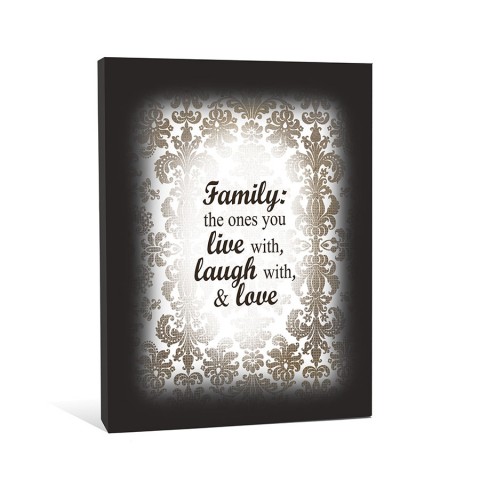 Family Love Canvas Wall Art 