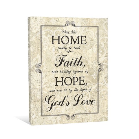 God's Love Canvas Wall Art