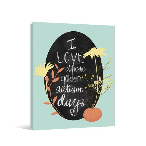 Golden Days 11x14 Canvas Wall Art