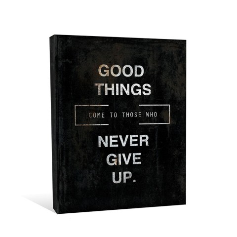 Good Things Come 11x14 Canvas Wall Art