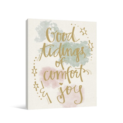 Good Tidings 11x14 Canvas Wall Art