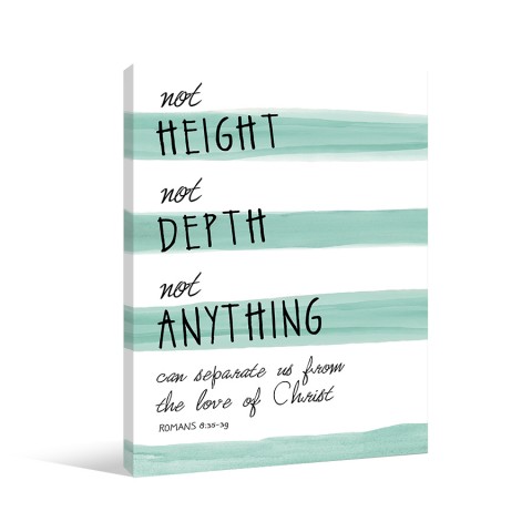 Not Height, Depth, Anything Canvas Wall Art
