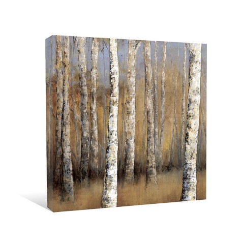 Happy Birch Trees Canvas Wall Art