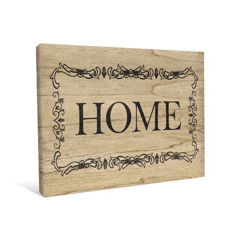 Home Canvas Wall Art