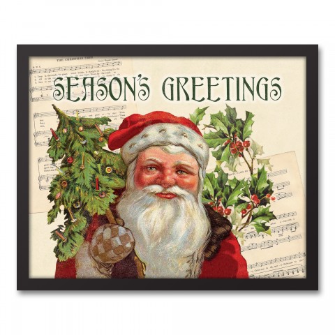 Vintage Santa Wall Art