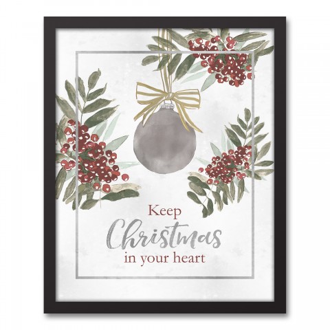 Vintage Christmas Card Wall Art