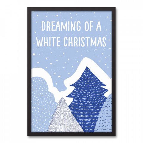 Dreaming of a White Christmas Wall Art