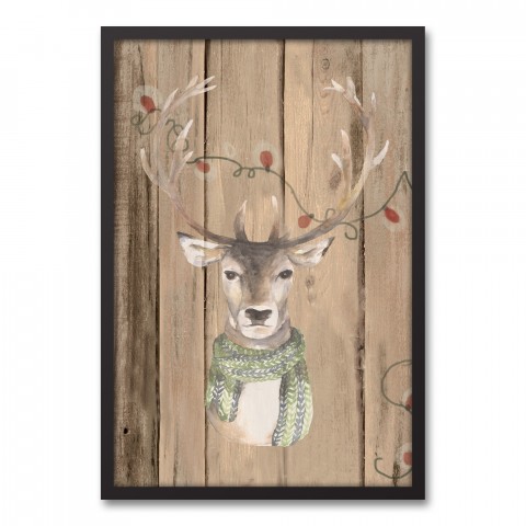 Christmas Deer Wall Art