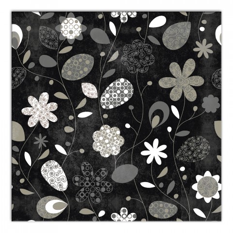 Bloomsbury Blooms 1 24x24 Canvas Wall Art