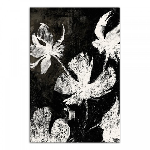 Floral X-ray 24x36 Canvas Wall Art