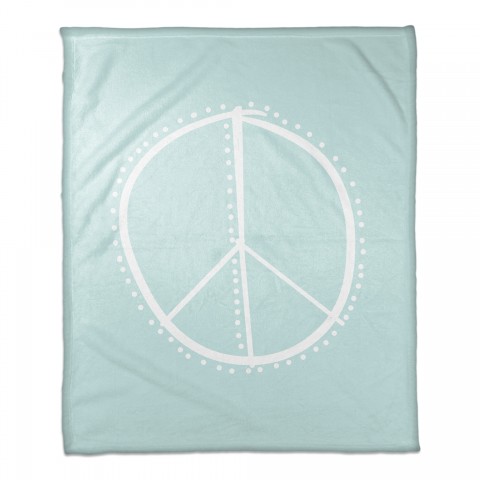 Peace 50x60 Throw Blanket