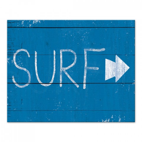 Surf 20x16 Outdoor Canvas Wall Art