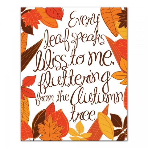 Autumn Tree 16x20 Canvas Wall Art