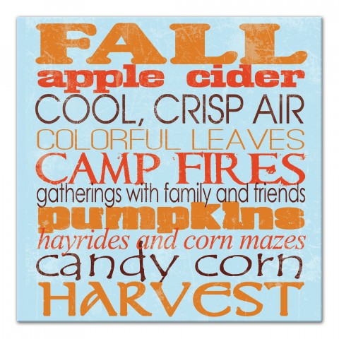 Harvest Woods 20x20 Canvas Wall Art