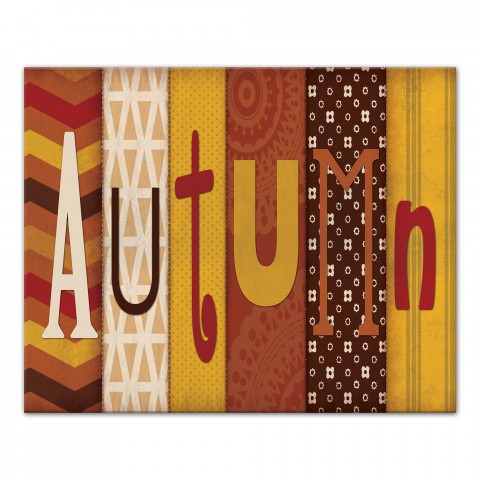 Autumn Quilt 20x16 Canvas Wall Art