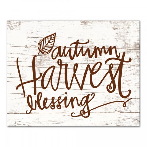 Harvest Blessing 20x16 Canvas Wall Art