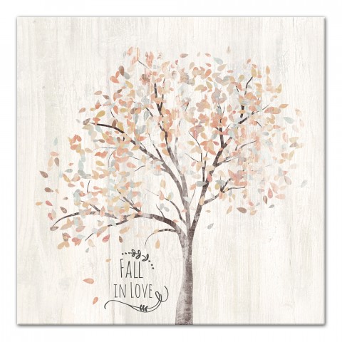 Fall In Love 20x20 Canvas Wall Art