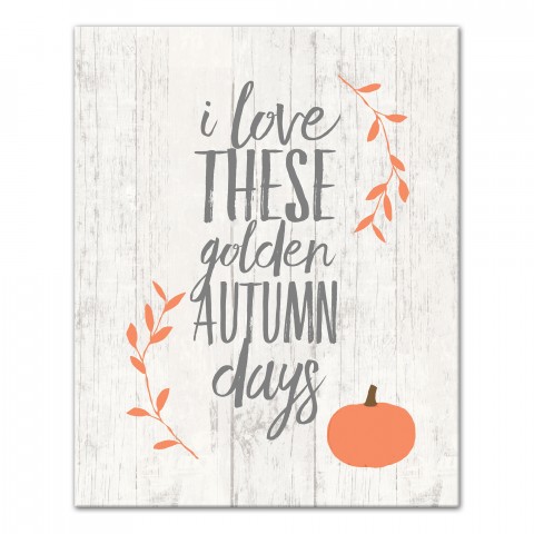 Golden Autumn II 16x20 Canvas Wall Art