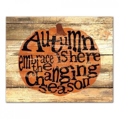 Autumn Is Here 20x16 Canvas Wall Art