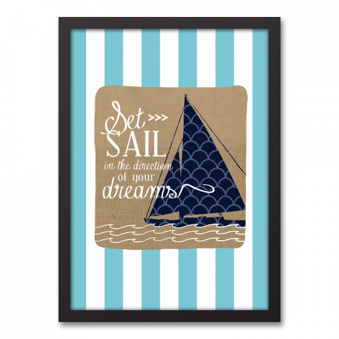 Set Sail Dreamer 12x18 Canvas Image Box