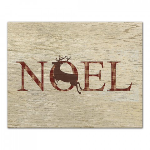 Noel Reindeer 14x11 Canvas Wall Art