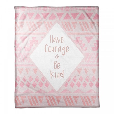Have Courage Tribal 50x60 Throw Blanket