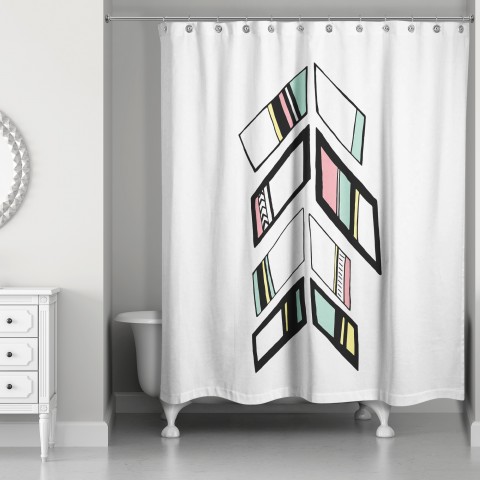 Tribal Arrows 71x74 Shower Curtain