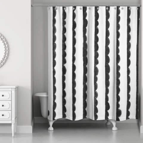 Half Moon 71x74 Shower Curtain