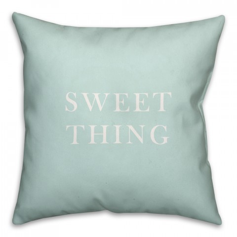 Sweet Thing 16x16 Throw Pillow