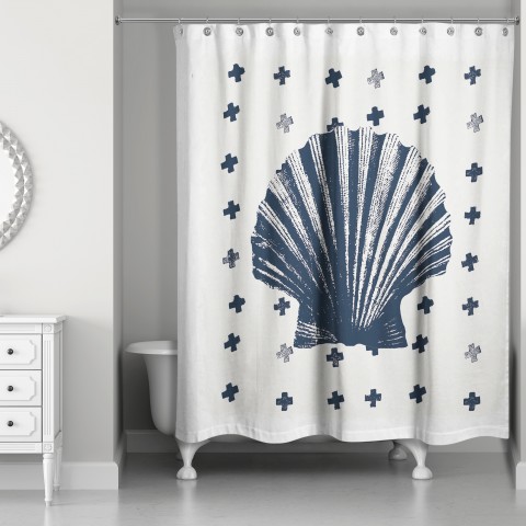 Coastal Testers 71x74 Shower Curtain