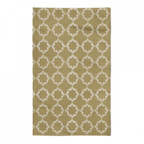 Golden Circles 3x5 Area Rug