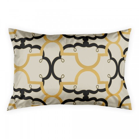 Gold Quatrefoil Sham