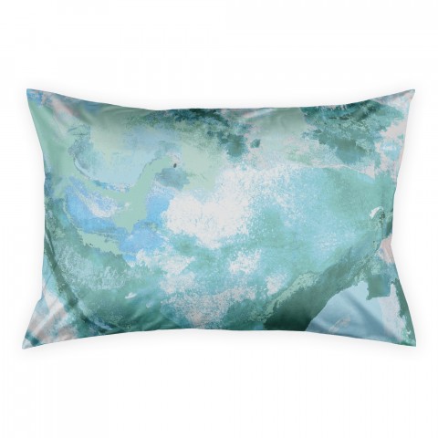 Sea Blue Watercolor Sham