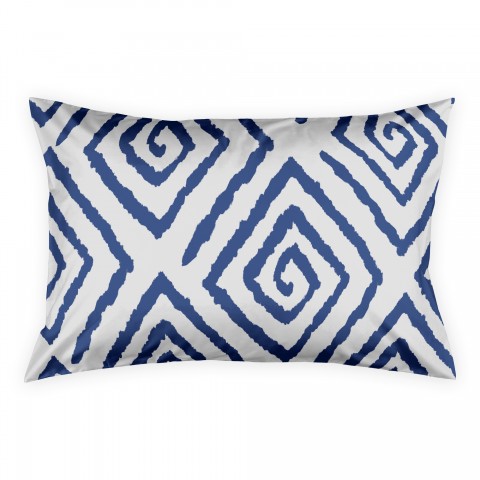 Indigo Geometric Sham